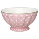 Spot Pale Pink French Bowl CL fra GreenGate - Tinashjem